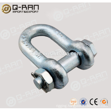 Hardware Hot Sale US Type Screw Pin Anchor D Shackles